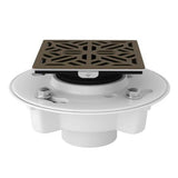 Rohl - PVC 2'' X 3'' Drain Kit With 3144 Mosaic Decorative Cover - English Bronze