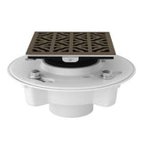 Rohl - PVC 2'' X 3'' Drain Kit With 3146 Petal Decorative Cover - English Bronze