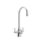 Rohl - Georgian EraE Three Handle Bar/Food Prep Filter Kitchen Faucet - Polished Chrome