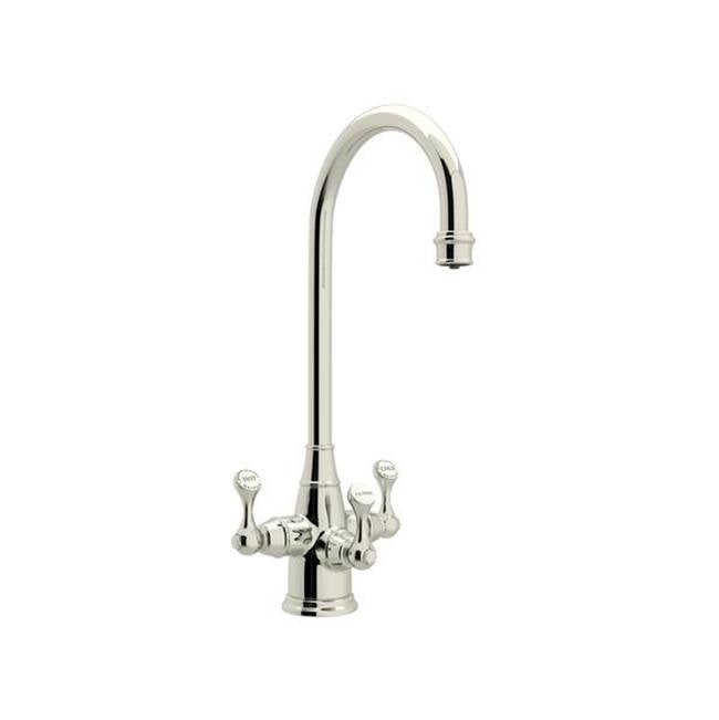 Rohl - Georgian EraE Three Handle Bar/Food Prep Filter Kitchen Faucet - Polished Nickel