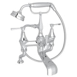 Rohl - DecoE Exposed Deck Mount Tub Filler - Polished Chrome