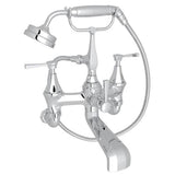 Rohl - DecoE Exposed Wall Mount Tub Filler - Polished Chrome