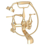 Rohl - DecoE Exposed Wall Mount Tub Filler - English Gold