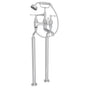 Rohl - DecoE Floor Mount Tub Filler - Polished Chrome