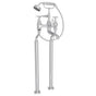 Rohl - DecoE Floor Mount Tub Filler - Polished Chrome