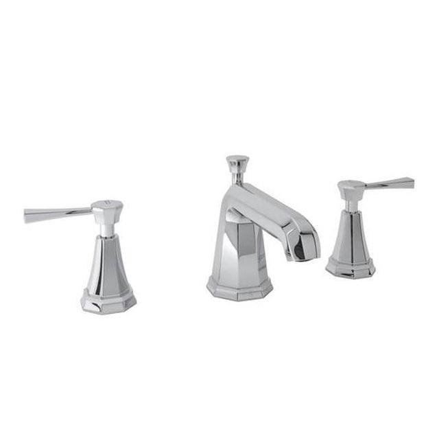 Rohl - DecoE Widespread Lavatory Faucet - Polished Chrome