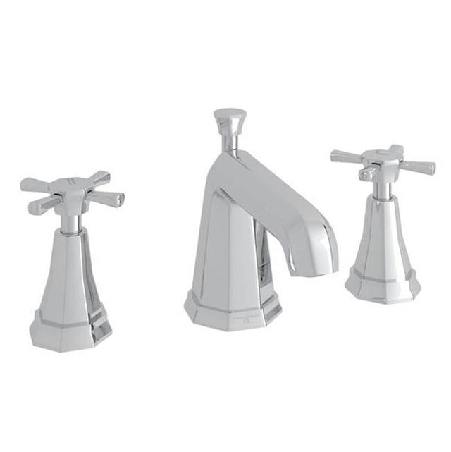 Rohl - DecoE Widespread Lavatory Faucet - Polished Chrome