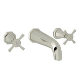 Rohl - DecoE Wall Mount Lavatory Faucet Trim - Polished Nickel