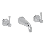 Rohl - DecoE Wall Mount Tub Filler Trim - Polished Chrome