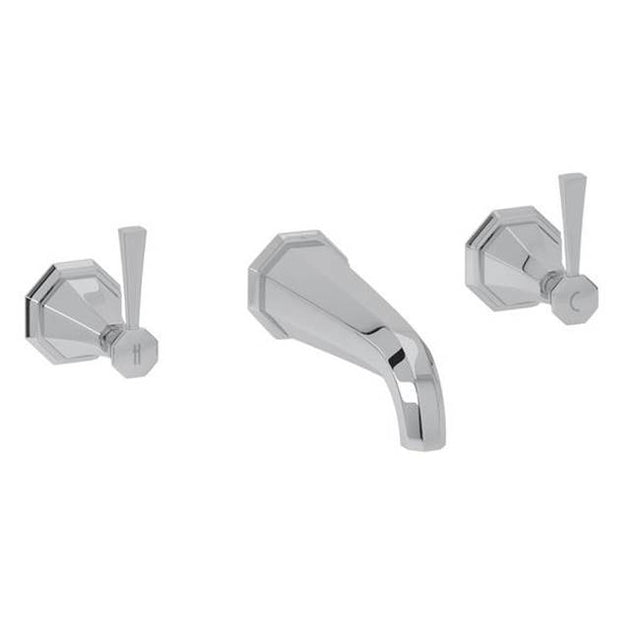 Rohl - DecoE Wall Mount Tub Filler Trim - Polished Chrome