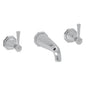 Rohl - DecoE Wall Mount Tub Filler Trim - Polished Chrome