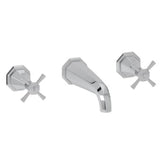 Rohl - DecoE Wall Mount Tub Filler Trim - Polished Chrome