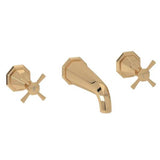 Rohl - DecoE Wall Mount Tub Filler Trim - English Gold