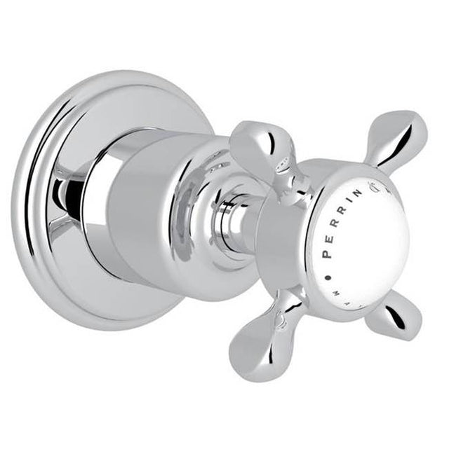 Rohl - EdwardianE Trim For Volume Control And Diverter - Polished Chrome