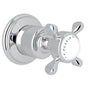 Rohl - EdwardianE Trim For Volume Control And Diverter - Polished Chrome