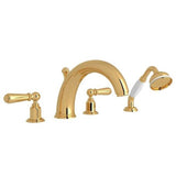 Rohl - EdwardianE 4-Hole Deck Mount Tub Filler - English Gold