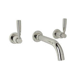 Rohl - HolbornE Wall Mount Lavatory Faucet Trim - Polished Nickel