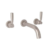 Rohl - HolbornE Wall Mount Lavatory Faucet Trim - Satin Nickel