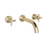 Rohl - HolbornE Wall Mount Lavatory Faucet Trim - English Gold