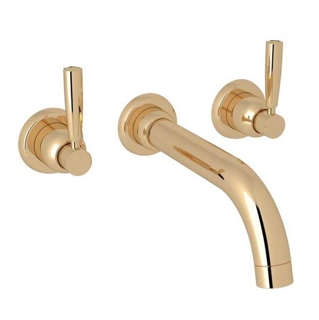 Rohl - HolbornE Wall Mount Tub Filler Trim - Unlacquered Brass