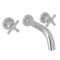 Rohl - HolbornE Wall Mount Tub Filler Trim - Polished Chrome
