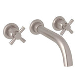 Rohl - HolbornE Wall Mount Tub Filler Trim - Satin Nickel