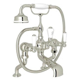 Rohl - Traditional Exposed Wall Mount Tub Filler - Polished Nickel