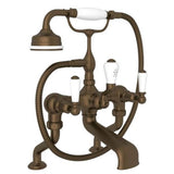 Rohl - Traditional Exposed Deck Mount Tub Filler - English Bronze