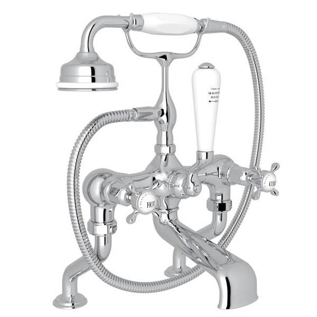 Rohl - Traditional Exposed Wall Mount Tub Filler - Polished Chrome