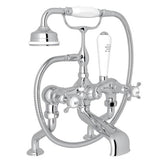 Rohl - Traditional Exposed Wall Mount Tub Filler - Polished Chrome
