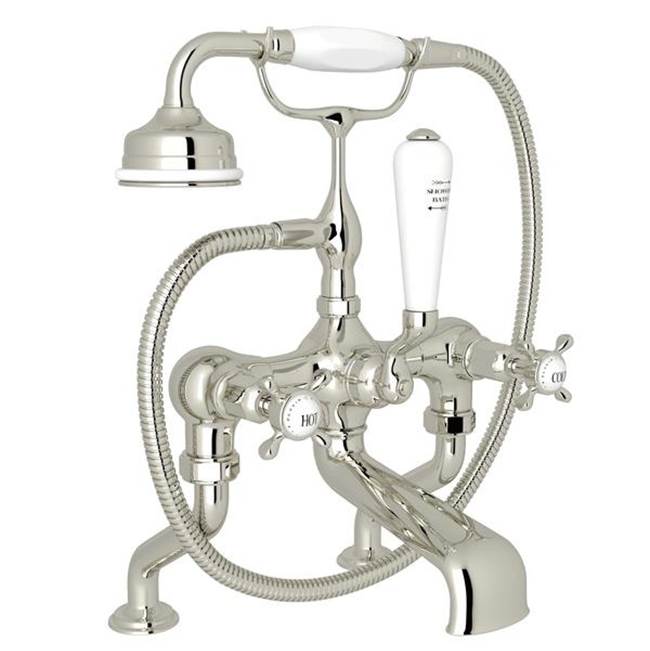 Rohl - Traditional Exposed Wall Mount Tub Filler - Polished Nickel