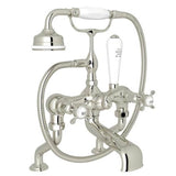 Rohl - Traditional Exposed Wall Mount Tub Filler - Polished Nickel