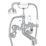 Rohl - Traditional Exposed Wall Mount Tub Filler - Polished Chrome