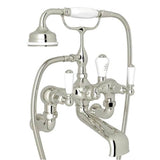 Rohl - Traditional Exposed Wall Mount Tub Filler - Polished Nickel