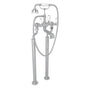 Rohl - Traditional Floor Mount Tub Filler - Polished Chrome