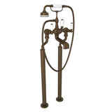 Rohl - Traditional Floor Mount Tub Filler - English Bronze