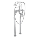 Rohl - Traditional Floor Mount Tub Filler - Polished Chrome