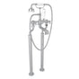 Rohl - Traditional Floor Mount Tub Filler - Polished Chrome