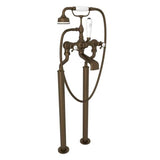Rohl - Traditional Floor Mount Tub Filler - English Bronze