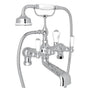 Rohl - EdwardianE Two Hole Tub Filler Without Risers - Polished Chrome