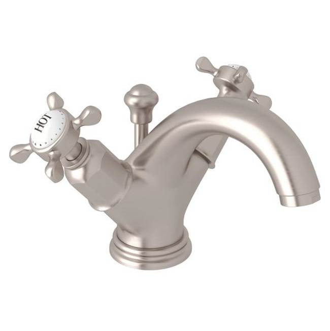 Rohl - EdwardianE Two Handle Lavatory Faucet - Satin Nickel