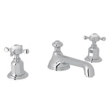 Rohl - EdwardianE Widespread Lavatory Faucet With Low Spout - Polished Chrome