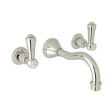 Rohl - Georgian EraE Wall Mount Lavatory Faucet Trim - Polished Nickel