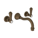 Rohl - Georgian EraE Wall Mount Lavatory Faucet Trim - English Bronze