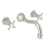Rohl - Georgian EraE Wall Mount Lavatory Faucet Trim - Polished Nickel