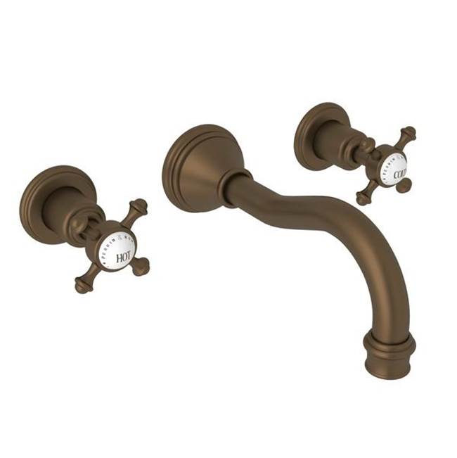 Rohl - Georgian EraE Wall Mount Lavatory Faucet Trim - English Bronze