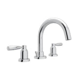 Rohl - HolbornE Widespread Lavatory Faucet With C-Spout - Polished Chrome