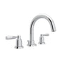 Rohl - HolbornE Widespread Lavatory Faucet With C-Spout - Polished Chrome