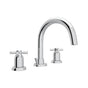 Rohl - HolbornE Widespread Lavatory Faucet With C-Spout - Polished Chrome