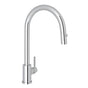 Rohl - HolbornE Pull-Down Kitchen Faucet With C-Spout - Polished Chrome